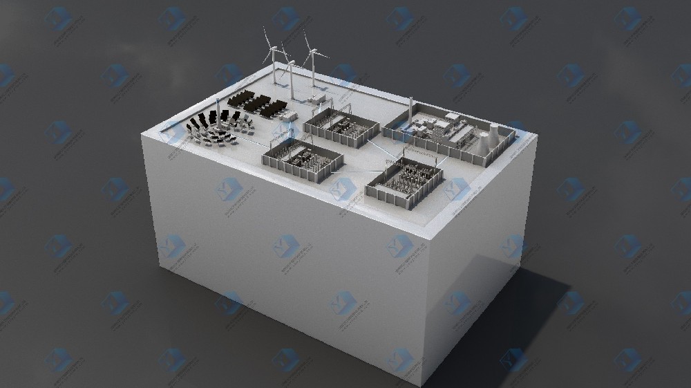新能源發(fā)電模型：風(fēng)、光、火 電能源調(diào)峰仿真模型